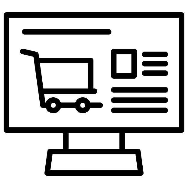 Checkout Line Illustration
