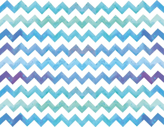 chevron seamless pattern Watercolor drawing zigzag ornament background