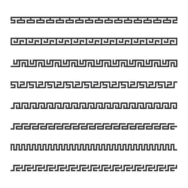 chinese border vector illustration design template