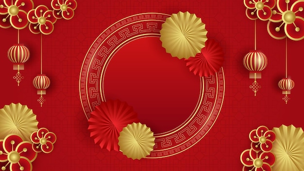 chinese new year gradient vector background for background invitation