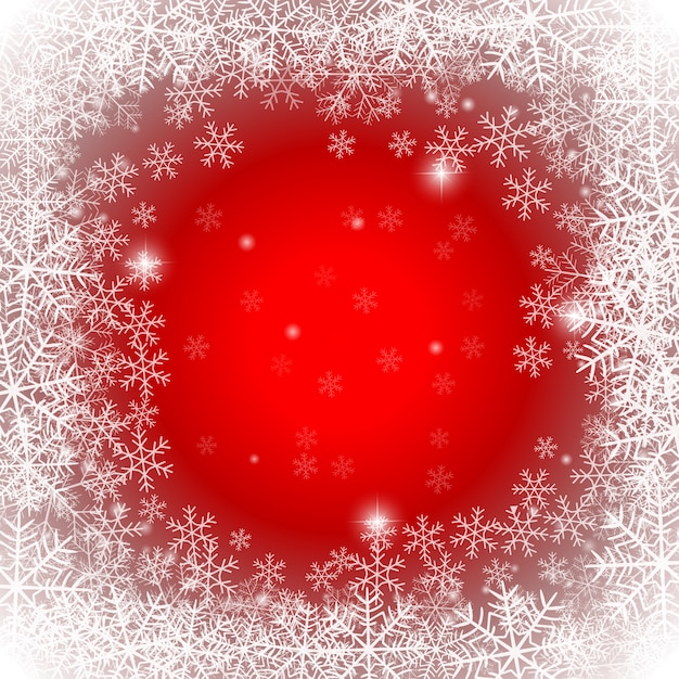 christmas and new year typographical on background