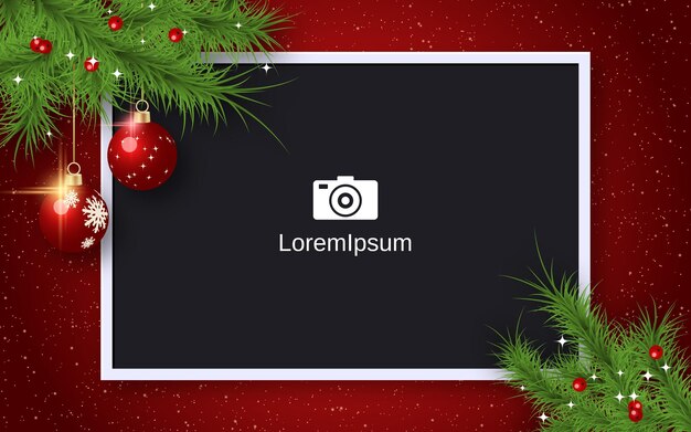 Christmas and New Year vector illustration