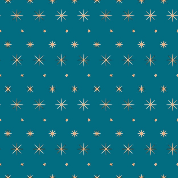 Christmas New Year seamless pattern with snowflakes