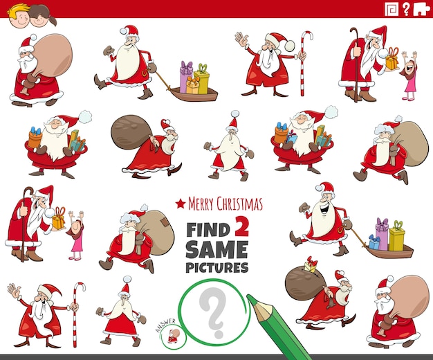 Christmas themed cartoon game