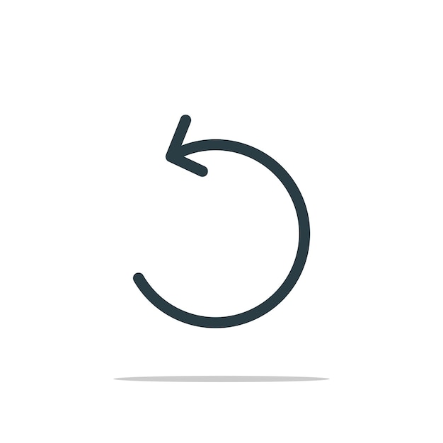 Circle Arrow Icon Logo Template Illustration Design Vector EPS 10