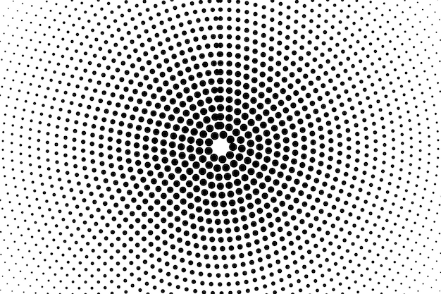 Circle fade halftone dots pattern