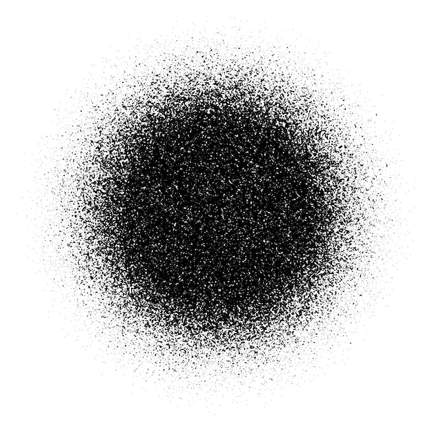 Circle grain texture Radial faded noise gradient Round grunge shape Speckles and particles texture