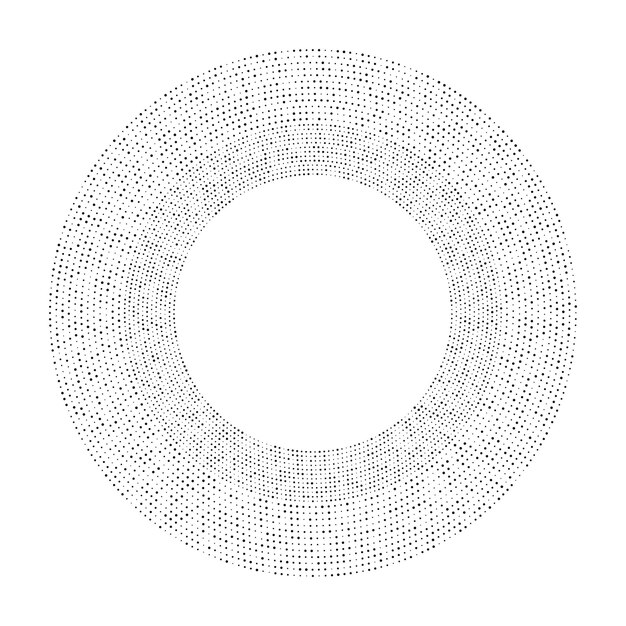 Circle halftone dotted background