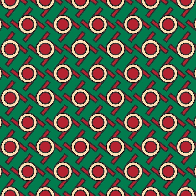 Circle pattern luxury background geometric design abstract round shapes motif seamless vector