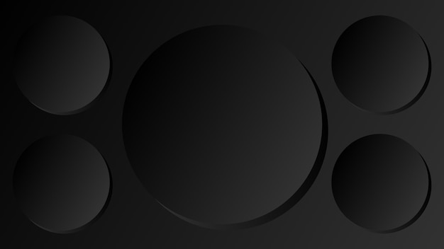 circles with a dark background