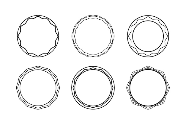 Circular Frames and Borders