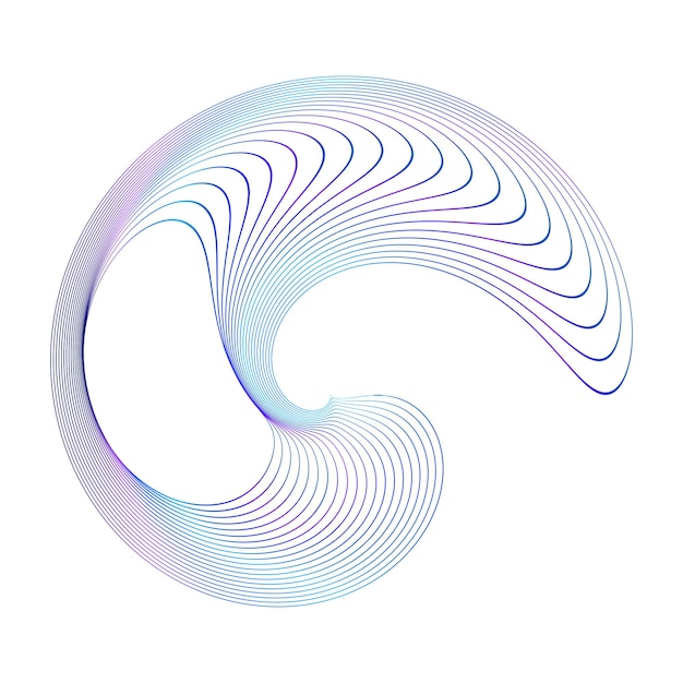 Circular Wireframe mesh circles lines effect logo element20