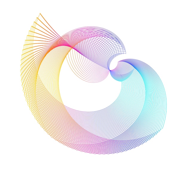 Circular Wireframe mesh circles lines effect logo element28