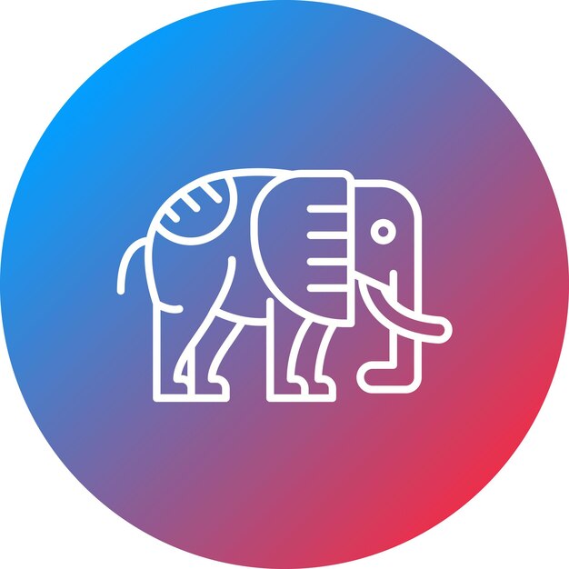 Circus Elephant icon vector image Can be used for Circus