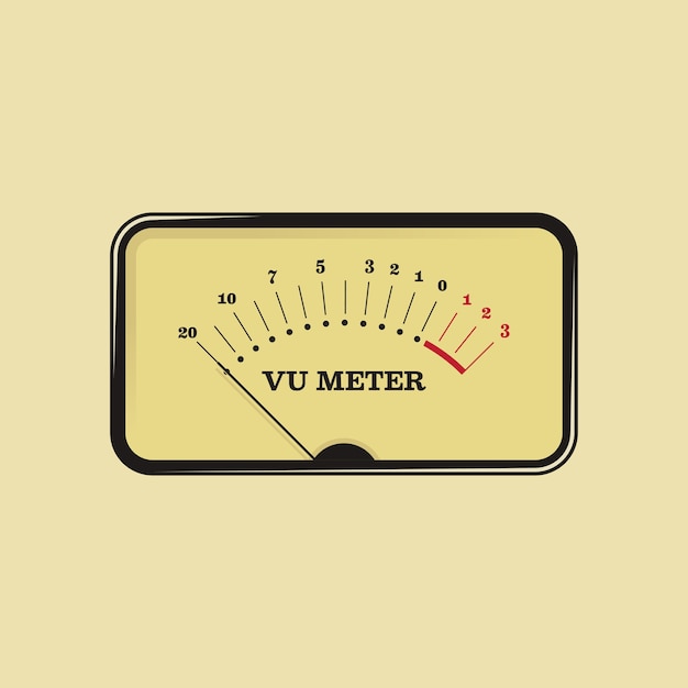 Classic VU meter