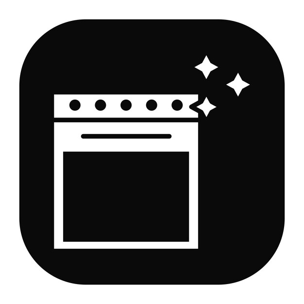 Cleaning Oven Icon