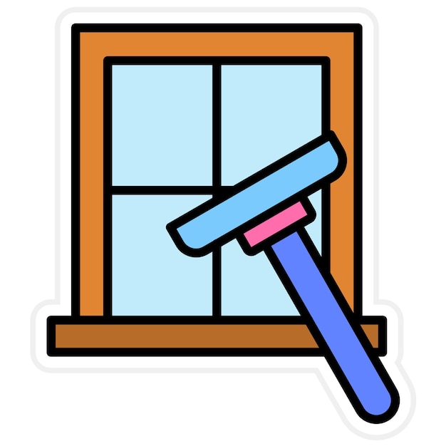 Cleaning Window icon vector image Can be used for Hygiene Routine
