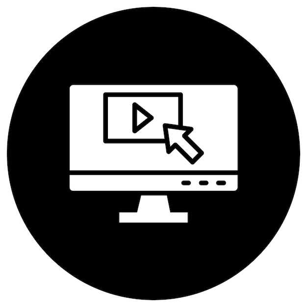 Clickstream Vector Icon Design Illustration