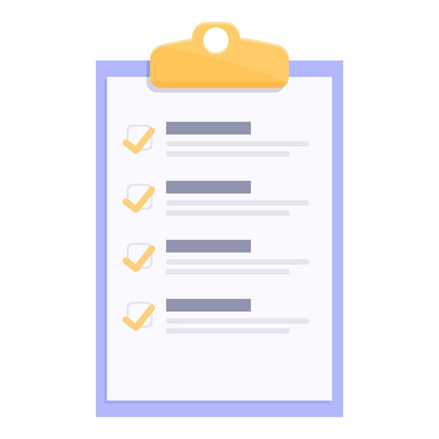 Clipboard showing check marks representing completed tasks