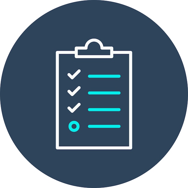 Clipboard vector icon Can be used for Office Stationery iconset