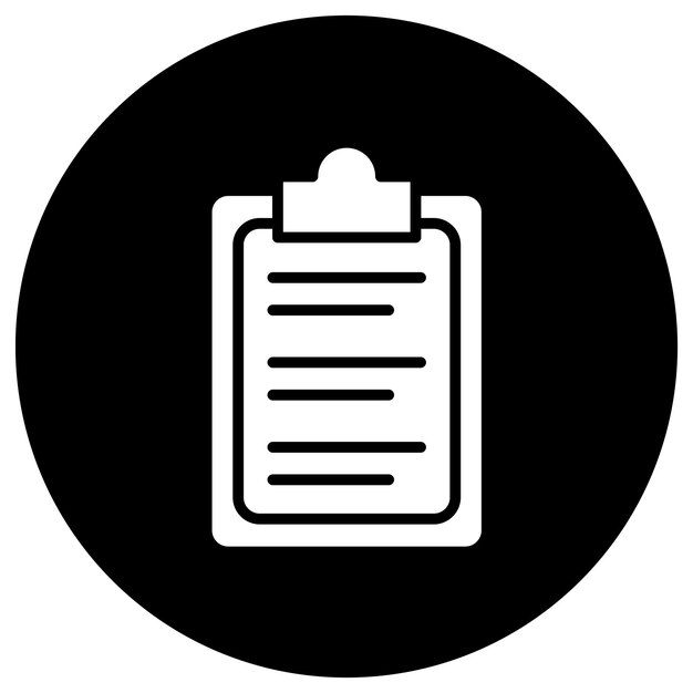 Clipboard Vector Icon Design Illustration