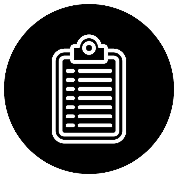Clipboard Vector Icon Design Illustration