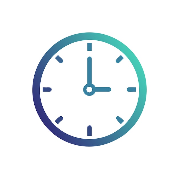 clock icon business and finance vector for user interface websites and mobile applications