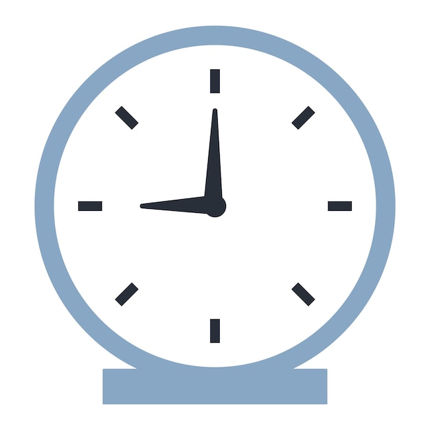 clock icon template flat design illustration design