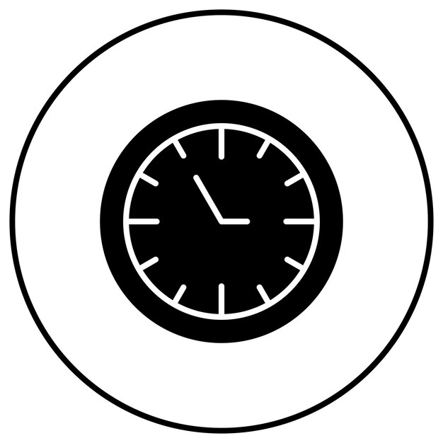 Clock icon vector image Can be used for Morning and Breakfast