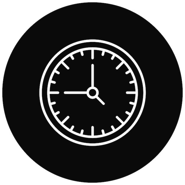 Clock icon vector image Can be used for Ramadan