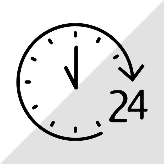 Clock Silhouette Clock Vector Silhouette Clock cartoon Silhouette Clock illustration Clock icon