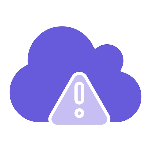 Cloud Alert Icon