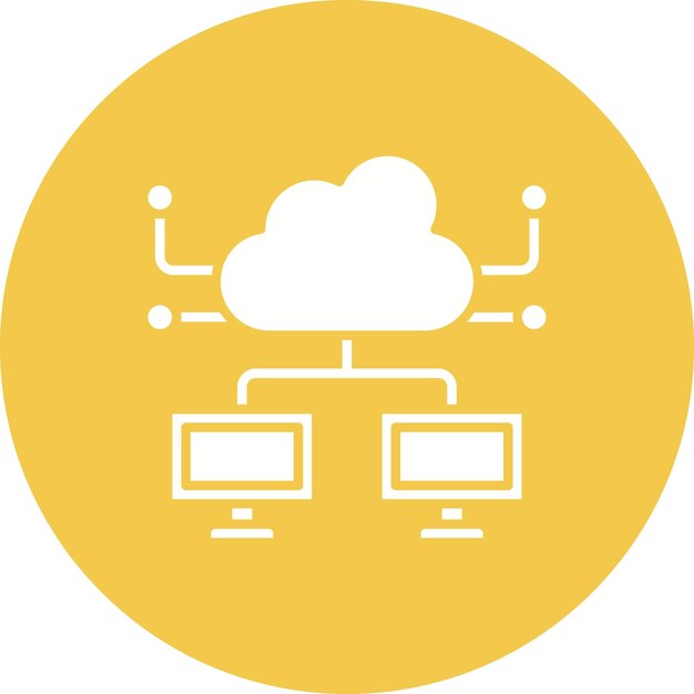 Cloud Computing icon vector image Can be used for Smart City
