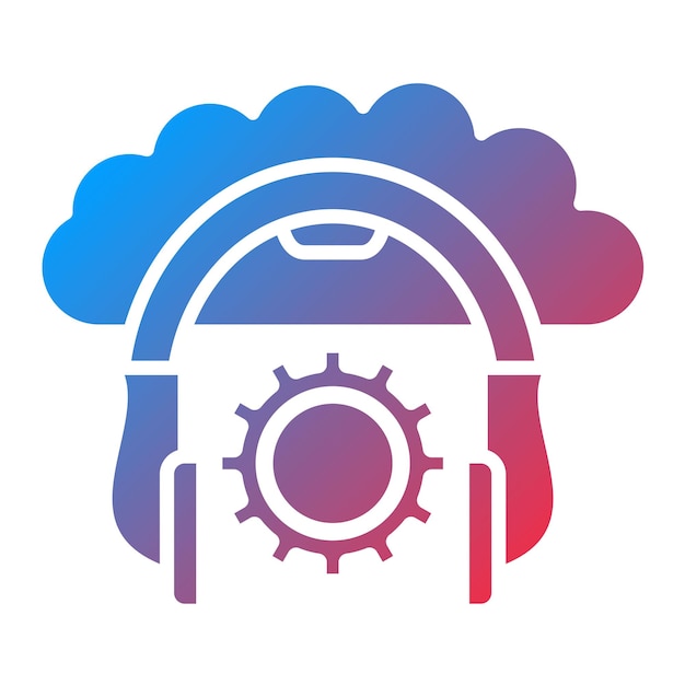 Cloud Service icon vector image Can be used for Big Data