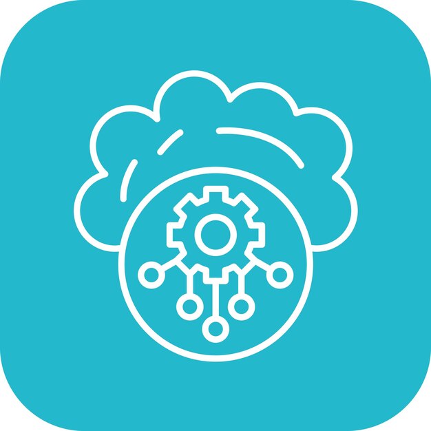 cloud services icon vector image can be used for web hosting