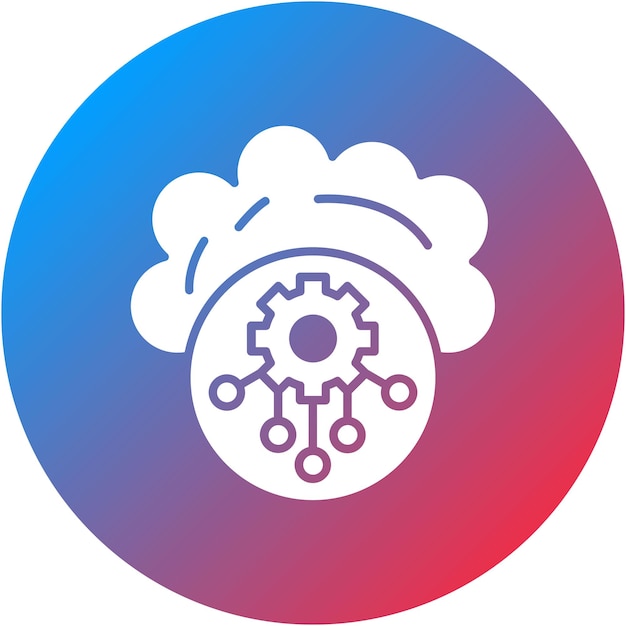 cloud services icon vector image can be used for web hosting