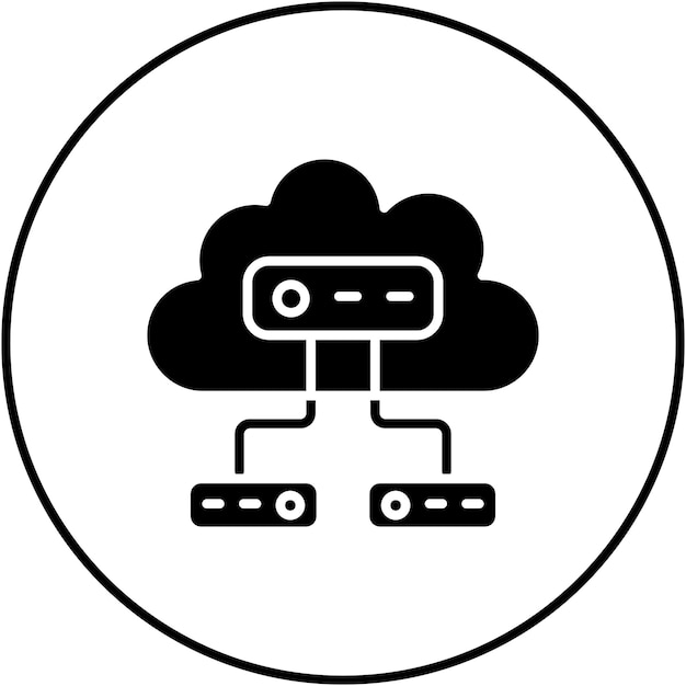 cloud storage icon vector image can be used for cloud computing