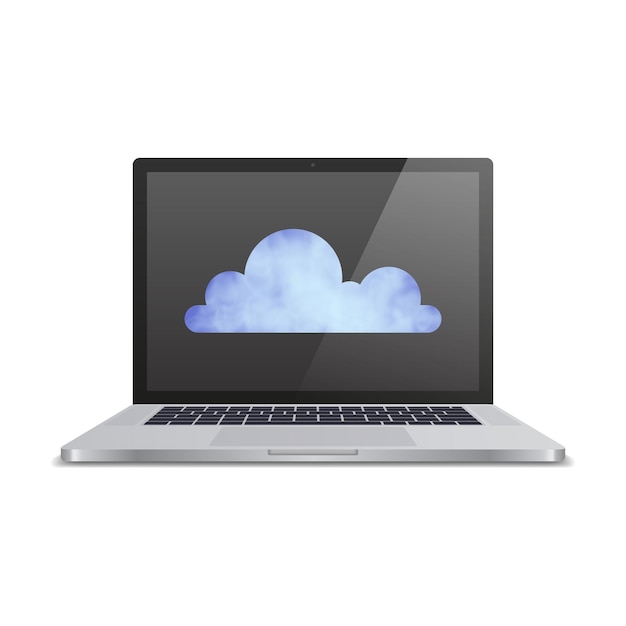 cloud storage network cloud service data protection vector illustrationxa