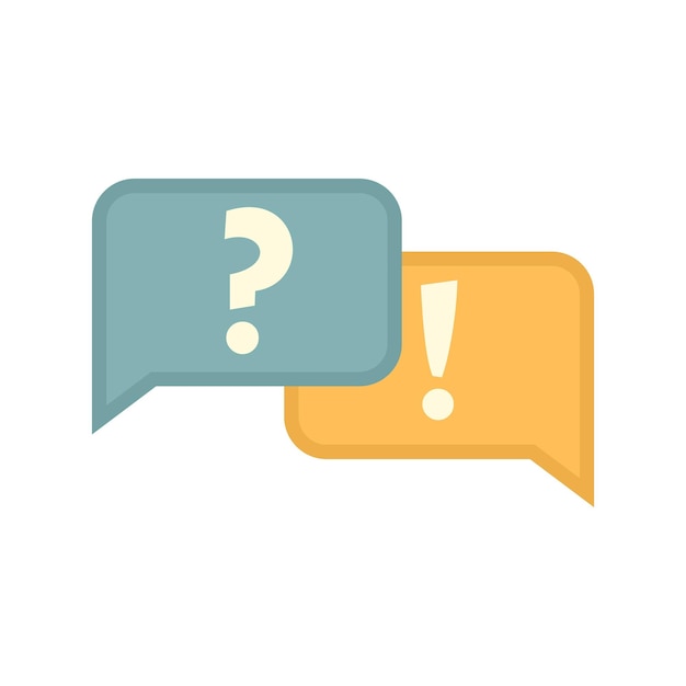 Coach chat icon Flat illustration of coach chat vector icon isolated on white background