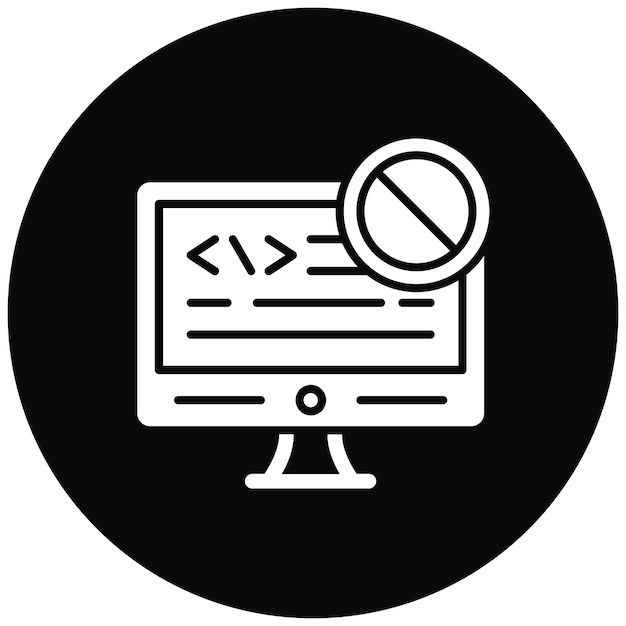 Code Block icon vector image Can be used for No Code