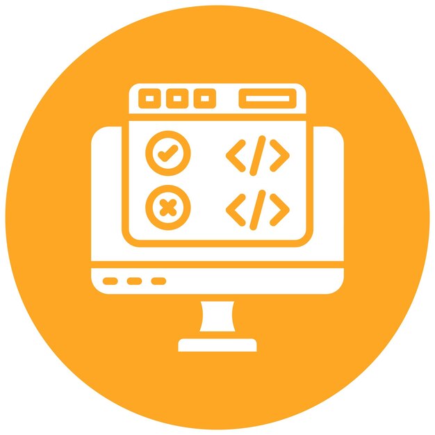 Code Correction Vector Illustration Style