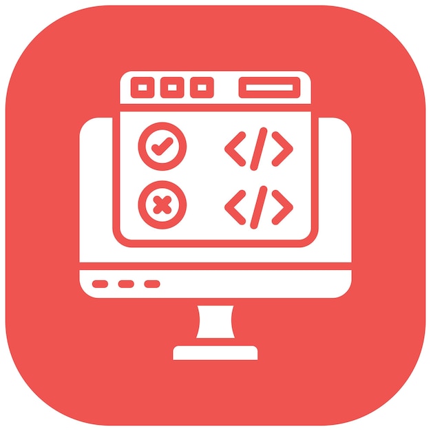 Code Correction Vector Illustration Style