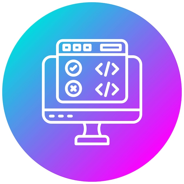 Code Correction Vector Illustration Style