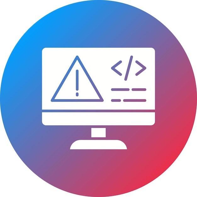 Code Error icon vector image Can be used for Coding and Development