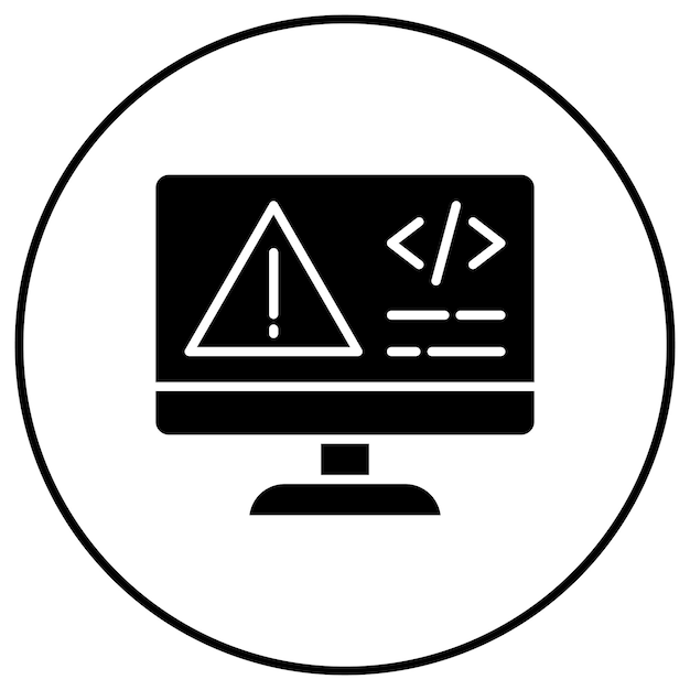 Code Error icon vector image Can be used for Coding and Development