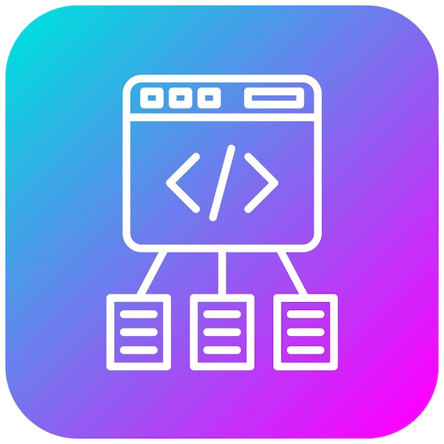 Code Framework vector icon Can be used for Computer Programming iconset