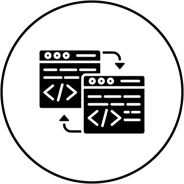 Code Refactoring icon vector image Can be used for Computer Programming