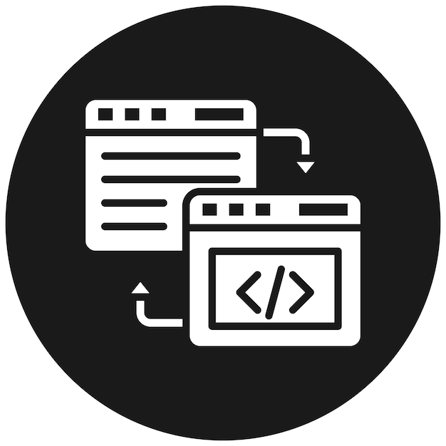 Code Refactoring vector icon Can be used for Computer Programming iconset