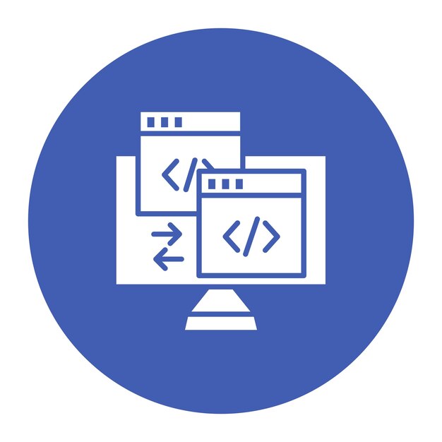 Code Refactoring Vector Illustration