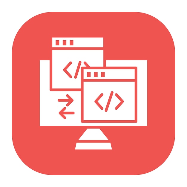 Code Refactoring Vector Illustration